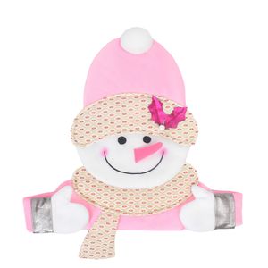 Navidad Funda Silla Magia 48.50X53 Cm Rosado Nieve