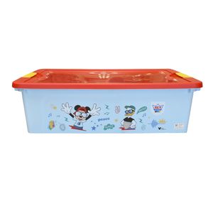 REYPLAST CAJA ULTRAFORTE 30 LT MICKEY CELESTE C/ROJO