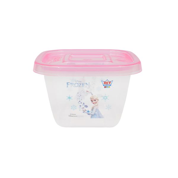REYPLAST TAPER BIOFOOD CUADRADO 280 ML FROZEN ROSADO