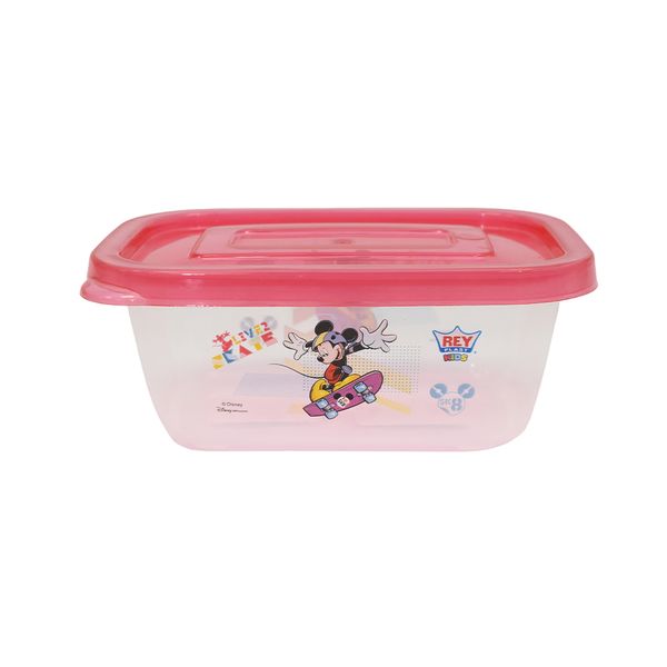 REYPLAST TAPER BIOFOOD RECTANGULAR 325 ML MICKEY ROJO