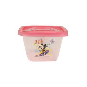 REYPLAST TAPER BIOFOOD CUADRADO 280 ML MICKEY ROJO