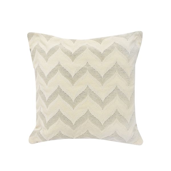 SAID FUNDA COJIN ESPIGA 0.45 X 0.45 CREMA