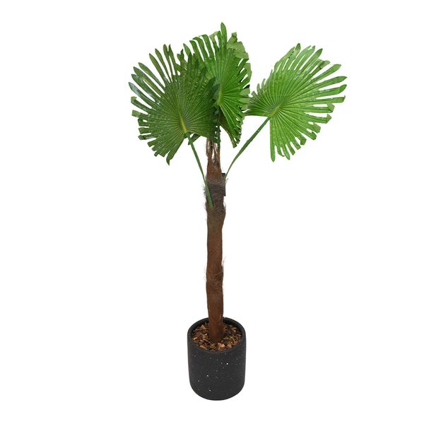 PLANTA ARTIFICIAL C/MACETA PALMERA 130 CM VERDE CLARO (AW0323B)