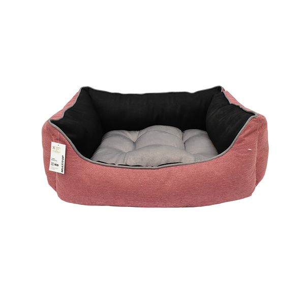 RUFFO CAMA MASCOTA CONFORT TELA MEDIANO ROSADO