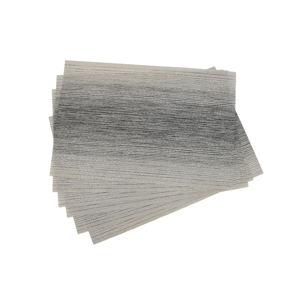 JGO INDIVIDUALES 6 PZS JASPEADO 45X30 CM GRIS OSCURO (HME9-025B) - Multitop