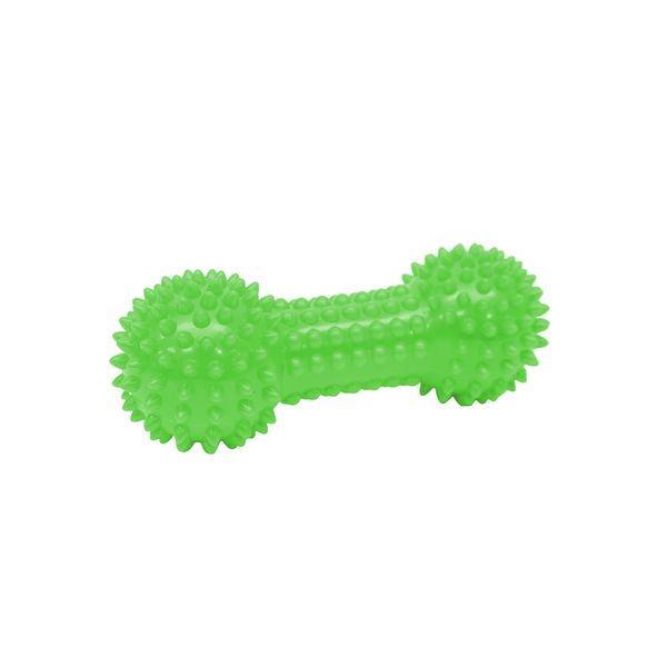 JUGUETE P/PERRO HUESO PLASTICO CHICO VERDE