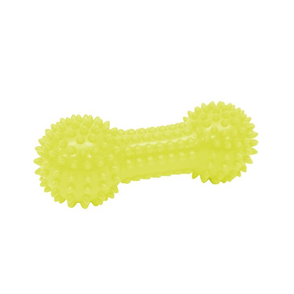 JUGUETE P/PERRO HUESO PLASTICO GRANDE AMARILLO