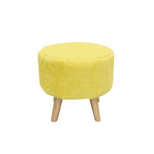 PUFF INFANTIL PELUCHE MERIDA CHICO AMARILLO (PT)