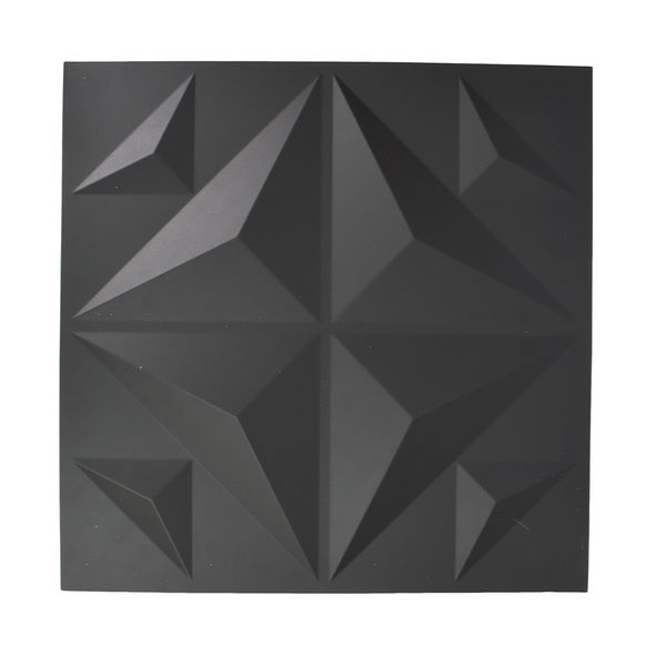 PANEL DECORATIVO NEO 50X50X0.1 CM NEGRO MATE