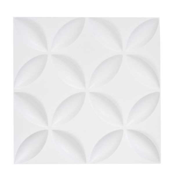 PANEL DECORATIVO KAREL 50X50X0.08 CM BLANCO MATE
