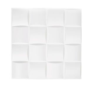 PANEL DECORATIVO AXEL 50X50X0.1 CM BLANCO MATE
