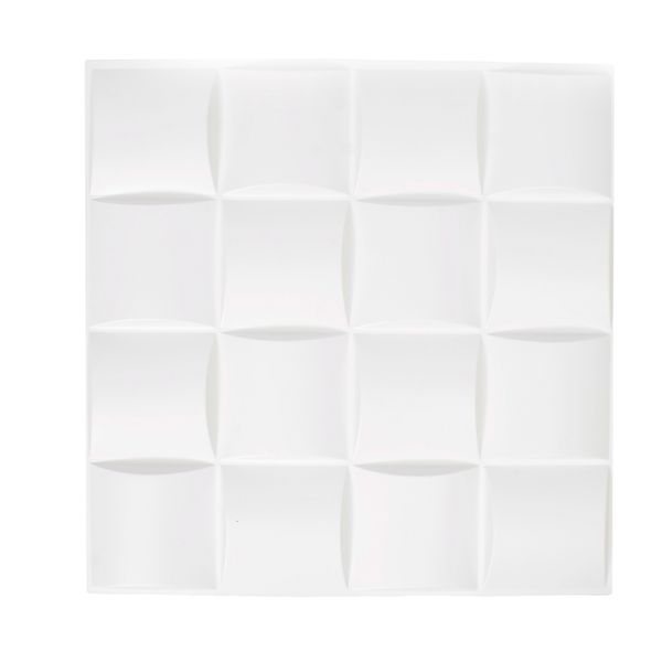 PANEL DECORATIVO AXEL 50X50X0.1 CM BLANCO MATE