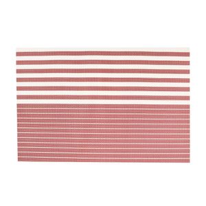 Individual X 6Pzs Lineas 30X45 Cm Rojo (St210920-2)