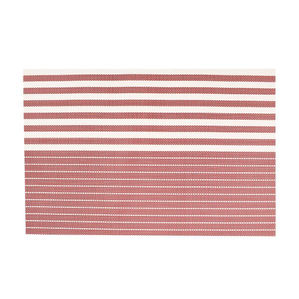 Individual X 6Pzs Lineas 30X45 Cm Rojo (St210920-2)