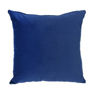 FUNDA COJIN VELVET ESSENZA 45X45 CM AZUL OSCURO