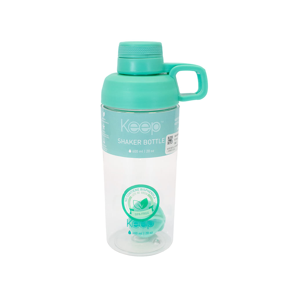 KEEP BOTELLA SHAKER 600 ML VERDE AGUA - Multitop