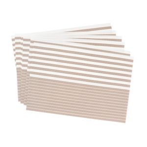 Individual X 6Pzs Lineas 30X45 Cm Beige (St210920-3)