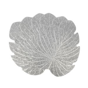 Individual X 6Pzs Hoja 36.5X45.5 Cm Plateado (St021Tj-1Y)