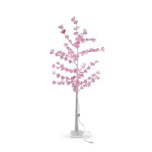 ARBOL ARTIFICIAL C/LUZ LED 180 CM ROSADO (FLW41-005)