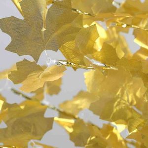 ARBOL ARTIFICIAL C/LUCES 150 CM DORADO (FLW41-007G)