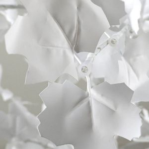 ARBOL ARTIFICIAL C/LUCES 150 CM BLANCO (FLW41-007W)