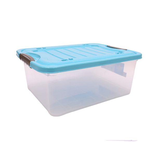 REYPLAST CAJA MOVIL SUPREMA # 25 C/TAPA 15 LT CELESTE C/GRIS
