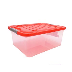 REYPLAST CAJA MOVIL SUPREMA # 25 C/TAPA 15 LT ROJO C/GRIS