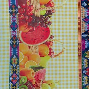 CUBREMESA PLAIN PVC ANDINO 1 AMARILLO