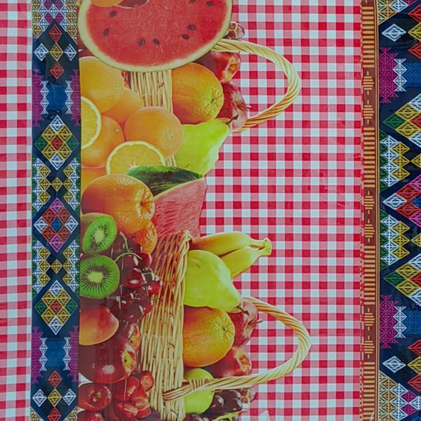 CUBREMESA PLAIN PVC ANDINO 1 ROJO