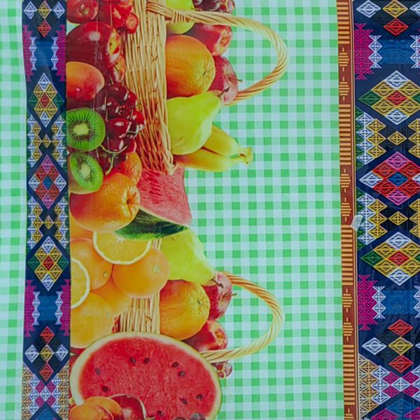 CUBREMESA PLAIN PVC ANDINO 1 VERDE LIMON