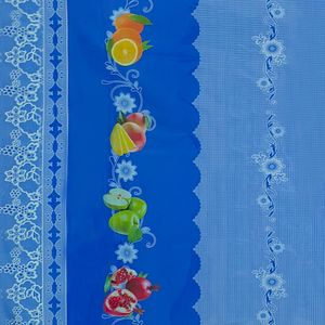 CUBREMESA PLAIN PVC CARNAVAL FRUTAL AZUL