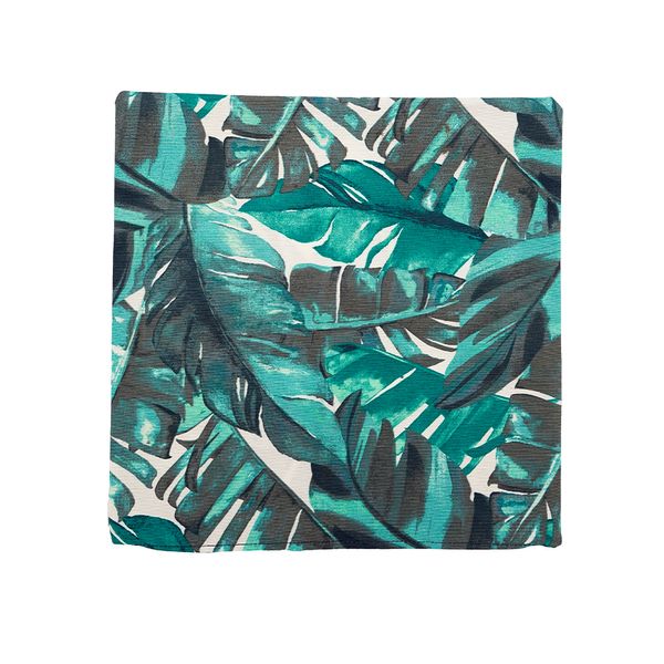 FUNDA COJIN EXTERIOR AQUATEC 45X45 CM SOFT TURQUESA OSCURO