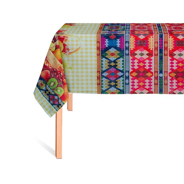 CUBREMESA PLAIN PVC ANDINO 1 AMARILLO