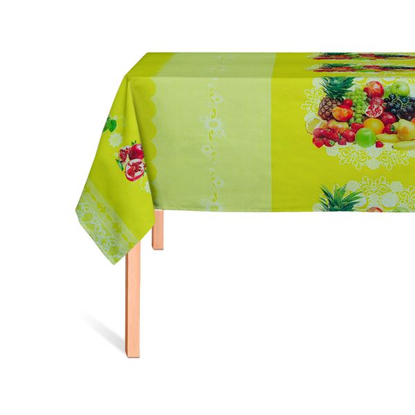 CUBREMESA PLAIN PVC CARNAVAL FRUTAL AMARILLO