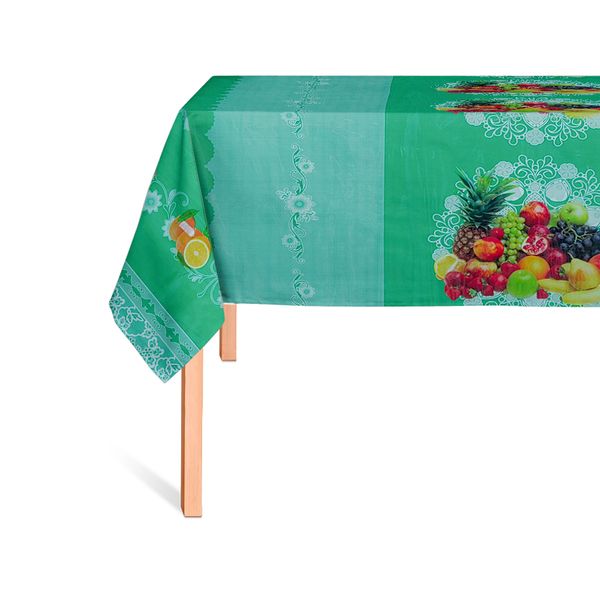 CUBREMESA PLAIN PVC CARNAVAL FRUTAL VERDE