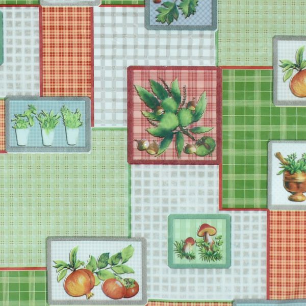 CUBREMESA PLAIN PVC MERIDA VERDE