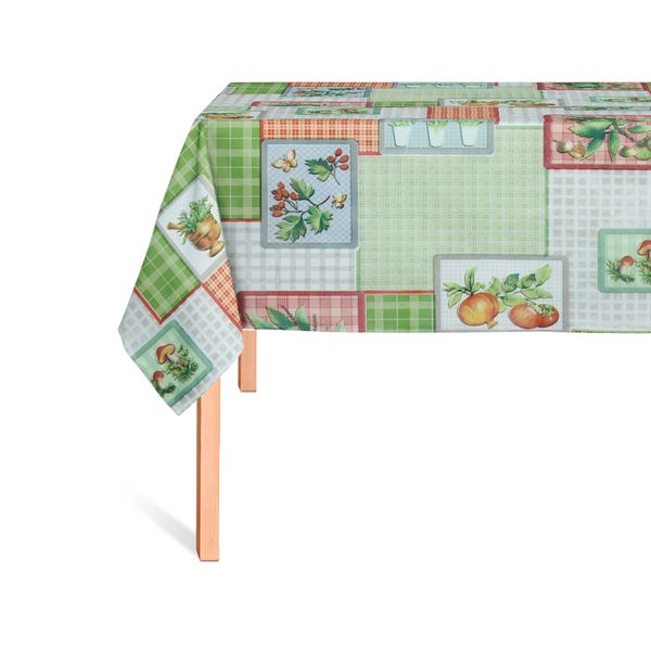 CUBREMESA PLAIN PVC MERIDA VERDE