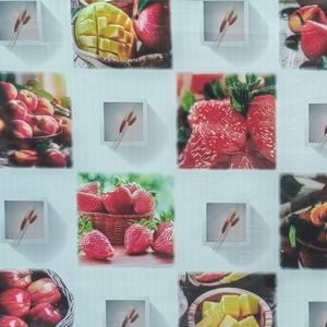 CUBREMESA PLAIN PVC BOCADOS FRUTAL