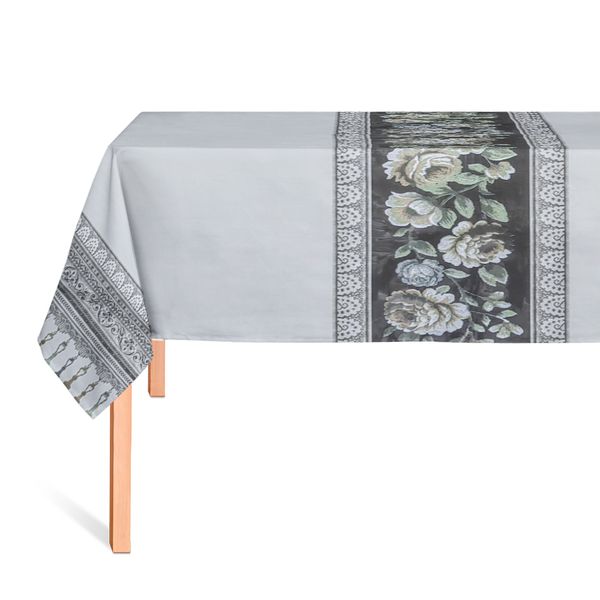 CUBREMESA PLAIN PVC CAMINO CON FLORES