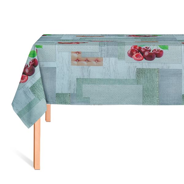 CUBREMESA PLAIN PVC CEREZAS
