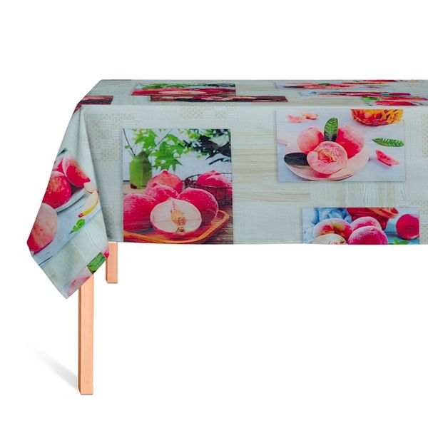 CUBREMESA PLAIN PVC DULCE MELOCOTON