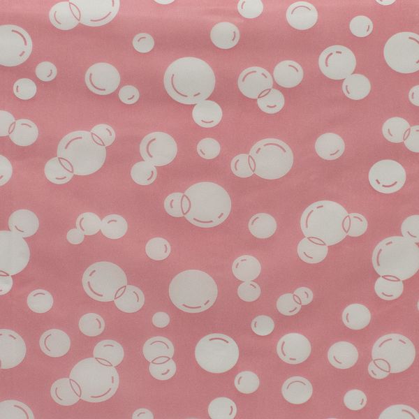 CORTINA PVC GLOBITOS ROSADO 57