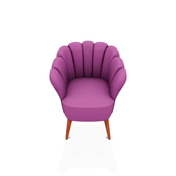 BUTACA JASMINE TELA VELVET STAR MORADO