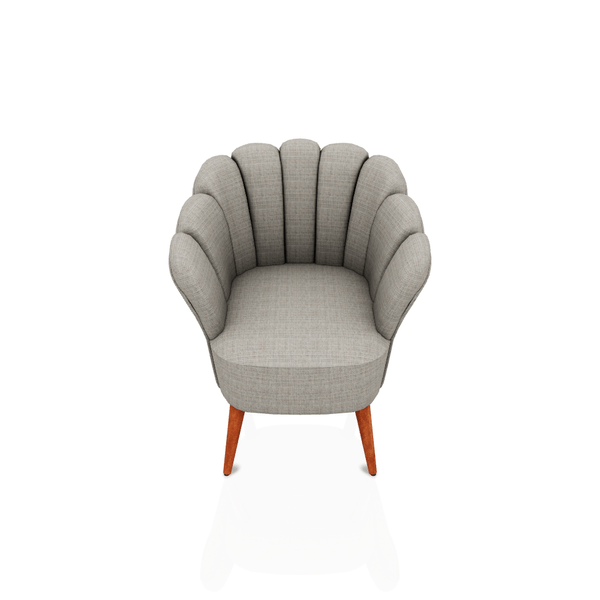 BUTACA JASMINE TELA VESUBIO GRIS CLARO