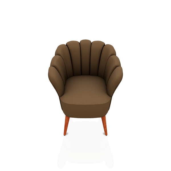 BUTACA JASMINE ULTRA CUERO CAFE 46