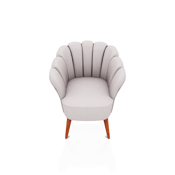 BUTACA JASMINE ULTRA CUERO HUESO 68