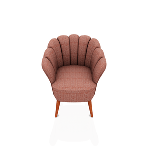 BUTACA JASMINE TELA LENA ROJIZO