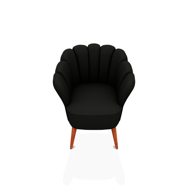 BUTACA JASMINE TELA MICROFIBRA ITALY NEGRO