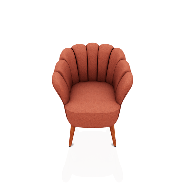 BUTACA JASMINE TELA SIENA TERRACOTA