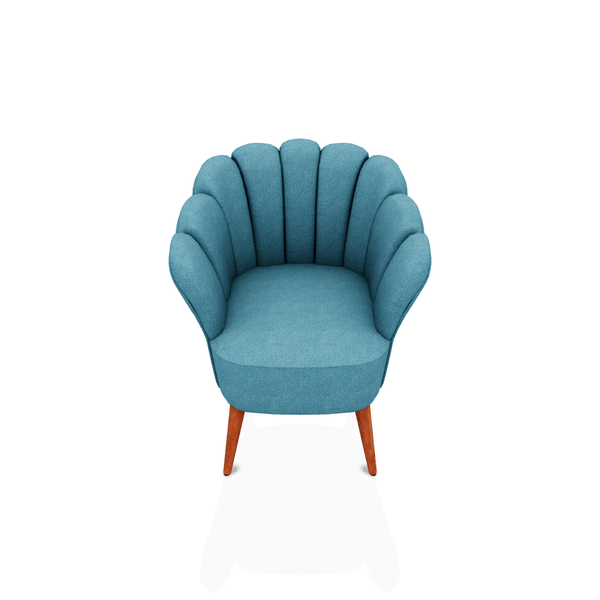 BUTACA JASMINE TELA SIENA TURQUESA